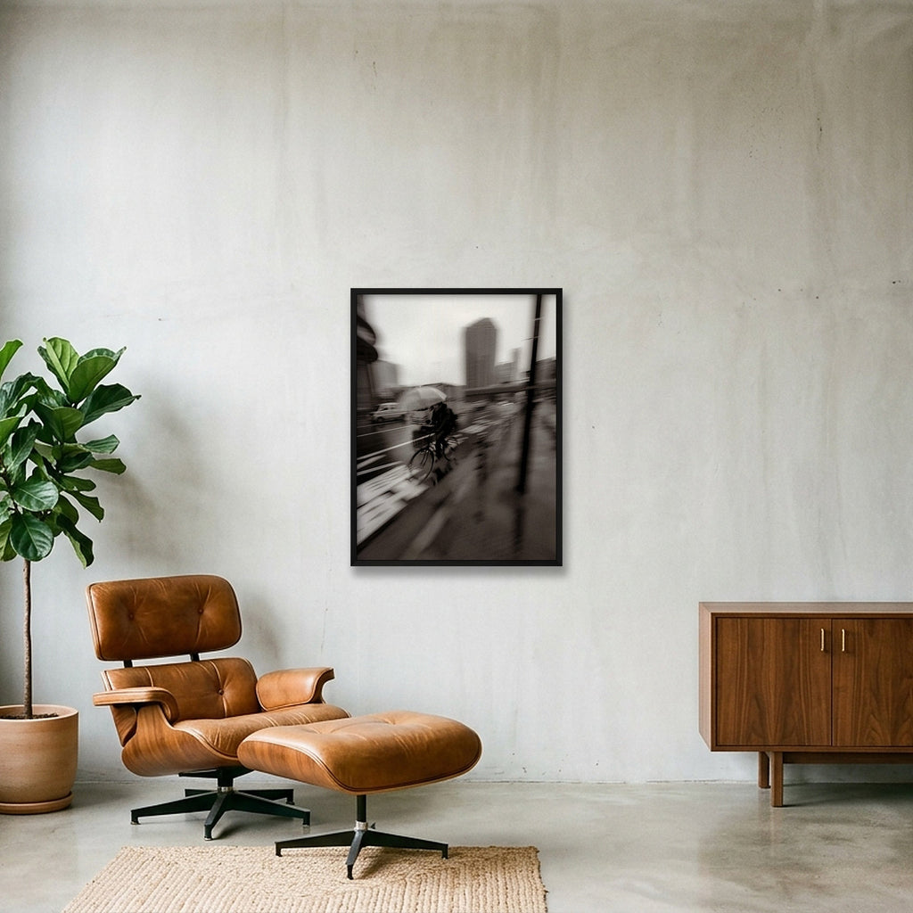 "Urban Rush" - Japan — 60×80cm, 24×31" Black Frame