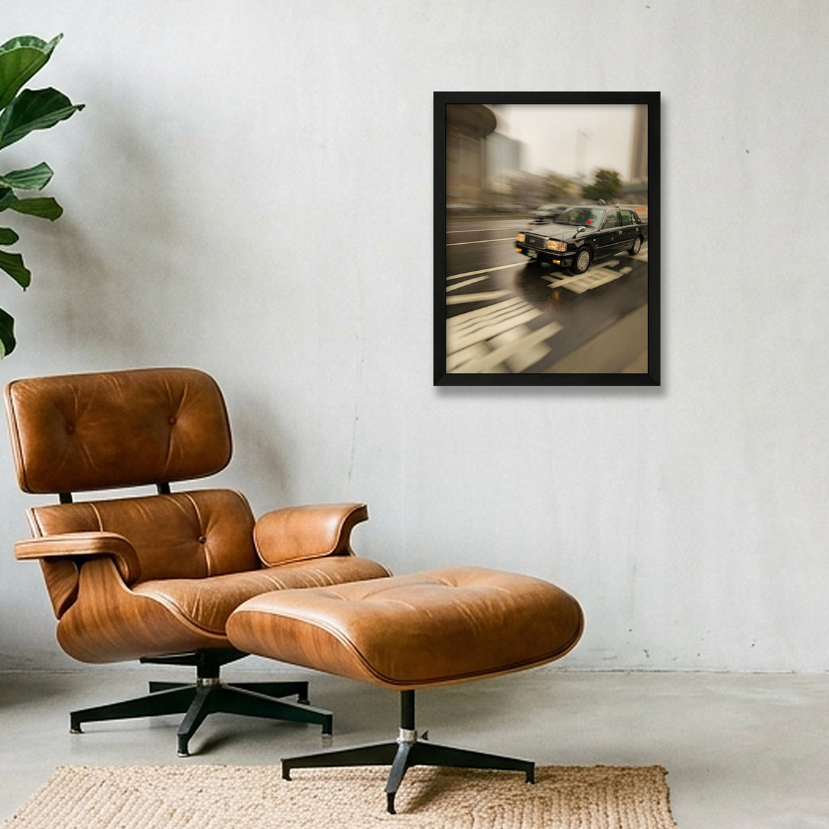 "Fast Lane" - Japan — 30×40cm, 12×16" Black Frame