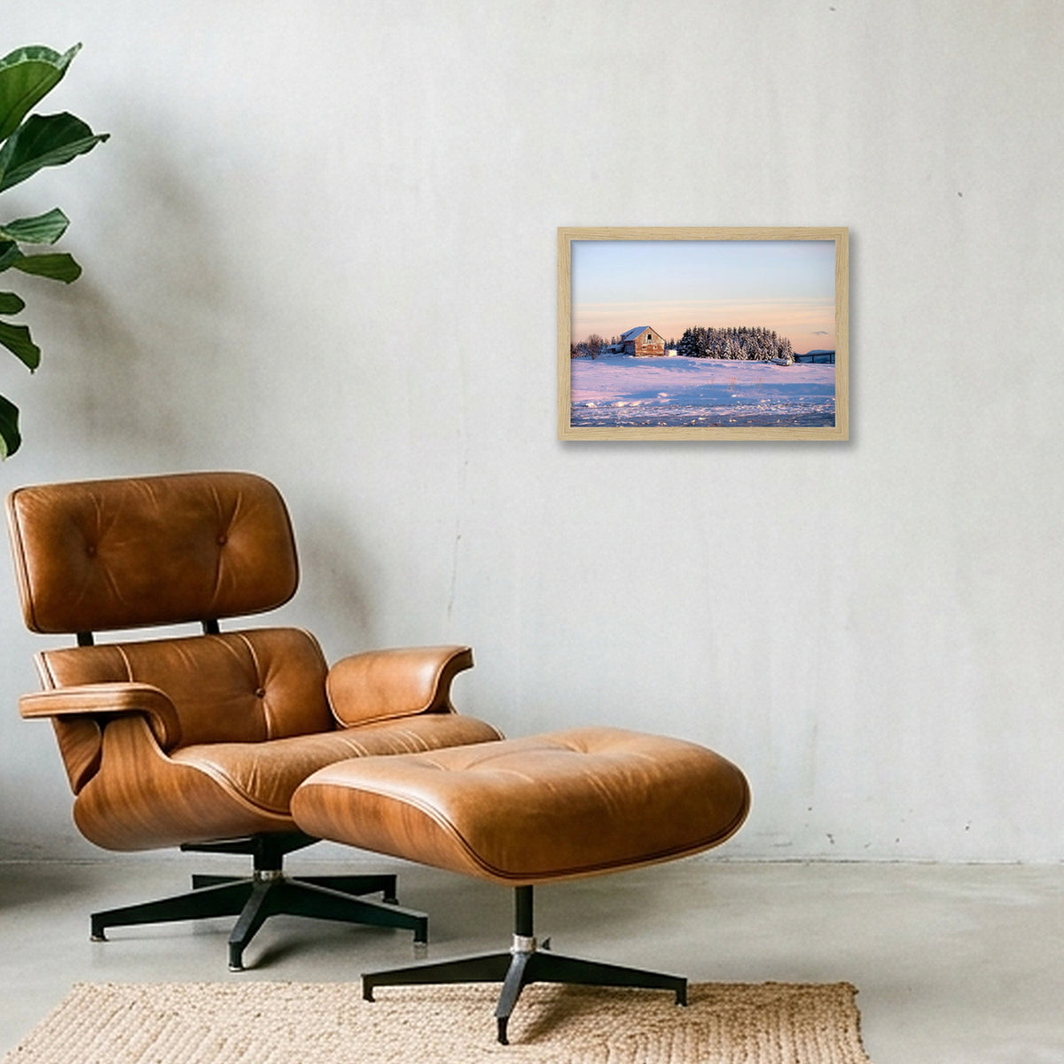 Casita — A4 (30×21cm, 12×8") Oak Frame