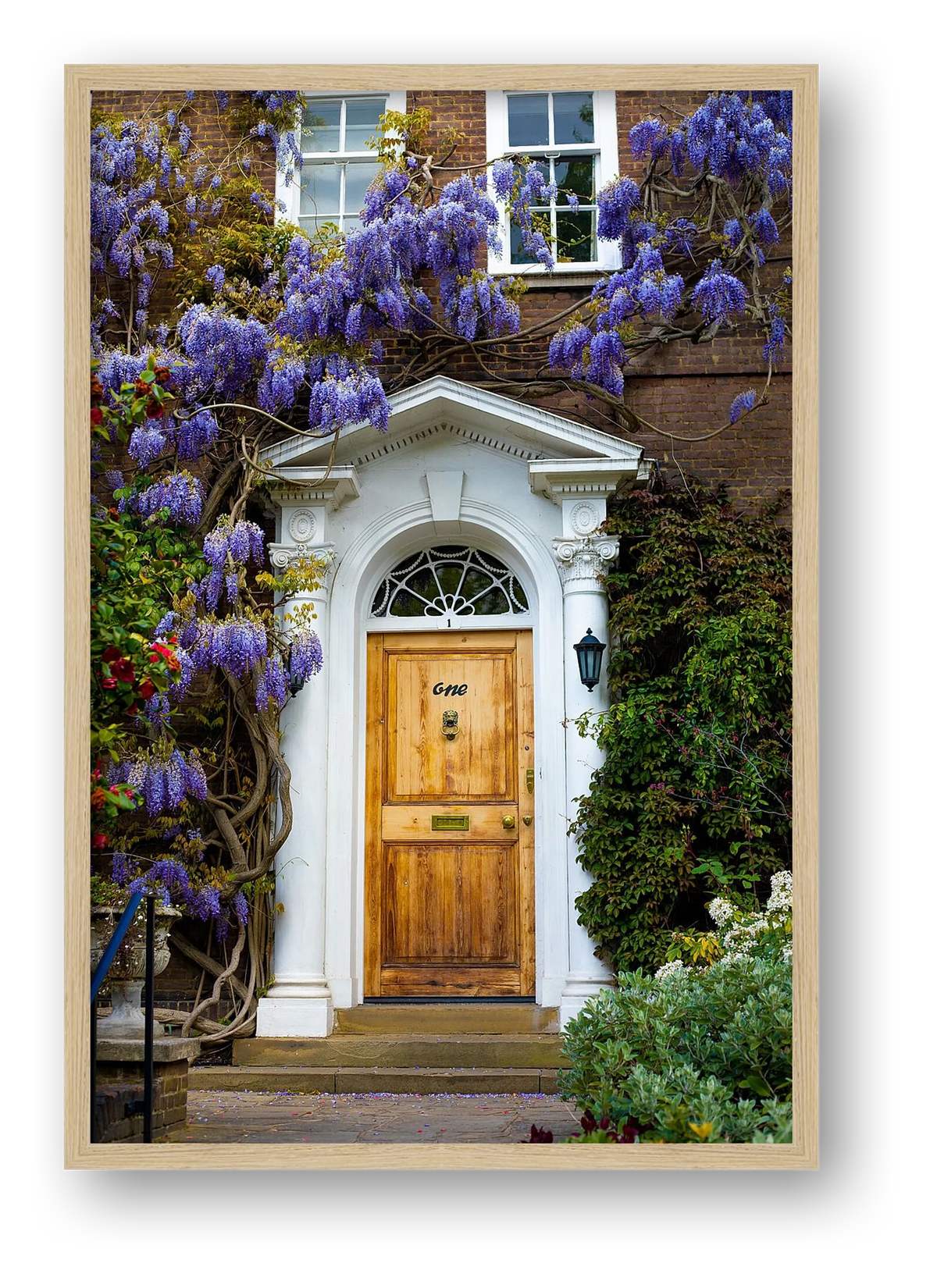 "Wisteria" - London — framed