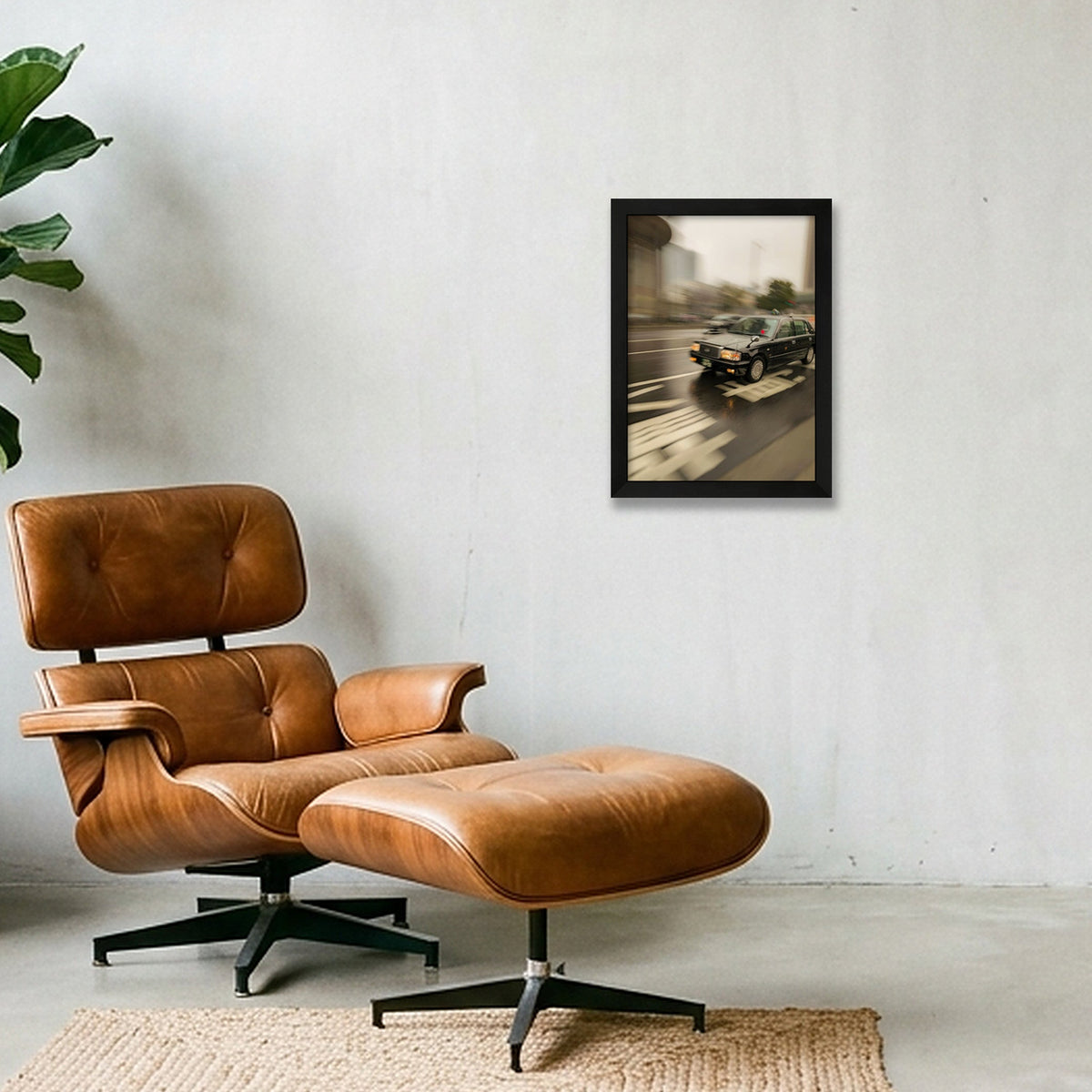 "Fast Lane" - Japan — A4 (21×30cm, 8×12") Black Frame