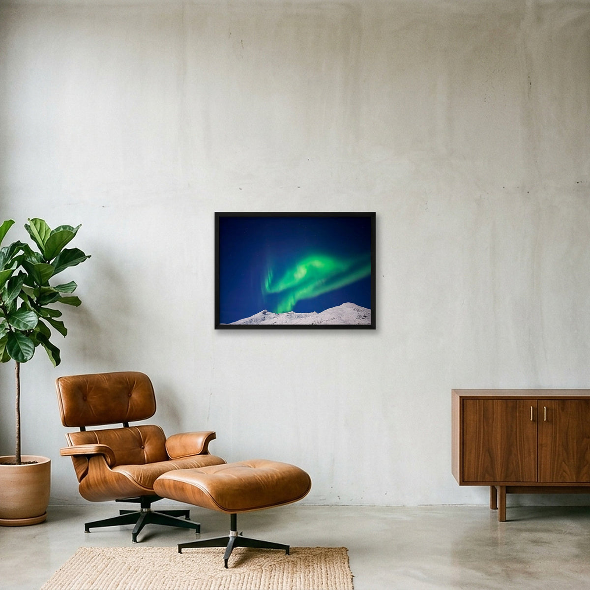 "Aurora Dreams" - Norway — 59×42cm, 23×17" Black Frame