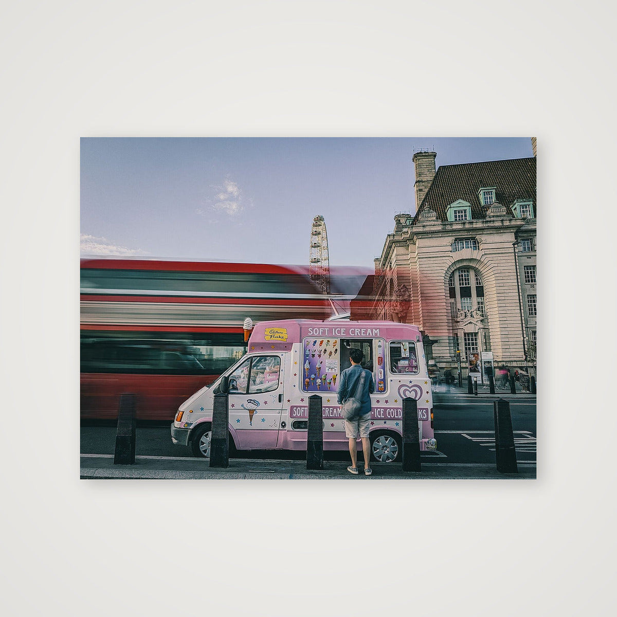 "Ice Cream Day" - London — 80×60cm, 31×24" Print only