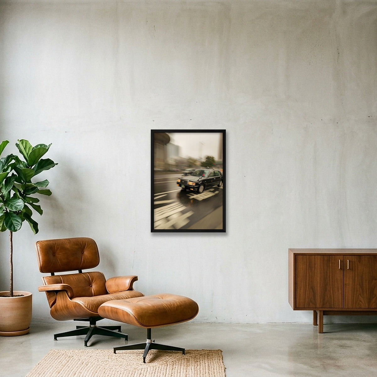 "Fast Lane" - Japan — 42×59cm, 17×23" Black Frame
